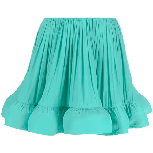 Jade Ruffled Skirt , female, Sizes: S, XS - Lanvin - Modalova