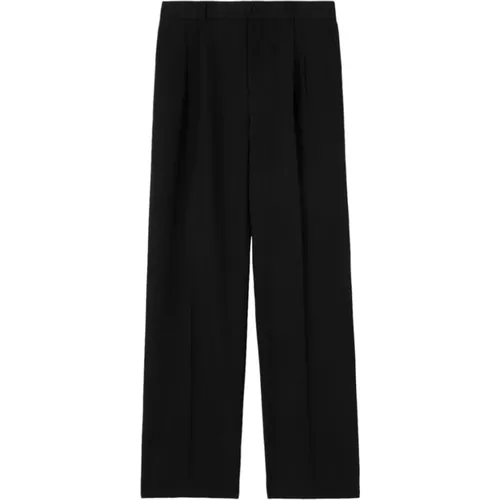 Classic Straight Leg Pants , male, Sizes: S, L - Burberry - Modalova