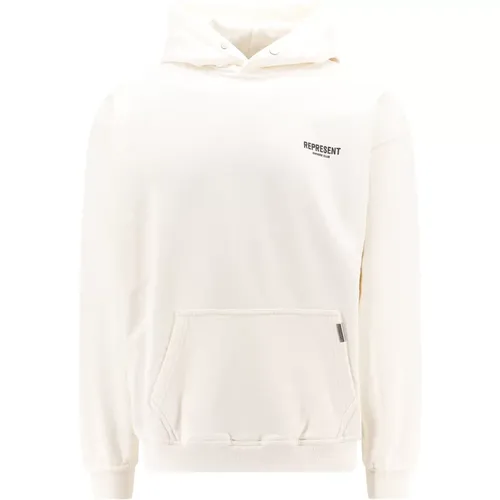 Sweatshirt with Hood and Maxi Logo , male, Sizes: M, XL, S, L - Represent - Modalova