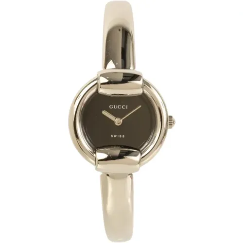 Pre-owned Metal watches , female, Sizes: ONE SIZE - Gucci Vintage - Modalova