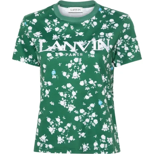 T-shirts and Polos , female, Sizes: S, M - Lanvin - Modalova