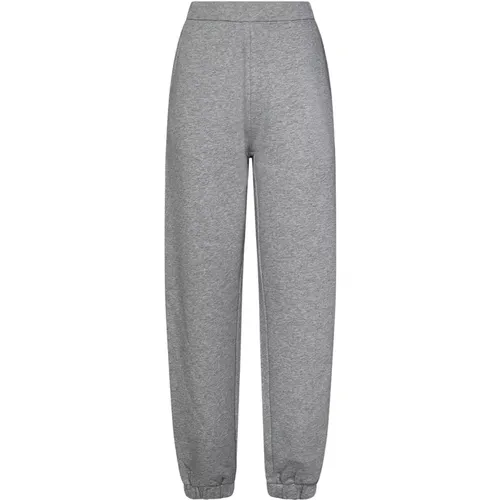 Graue Baumwoll-Joggers mit Ton-in-Ton-Logo , Damen, Größe: XS - The Attico - Modalova