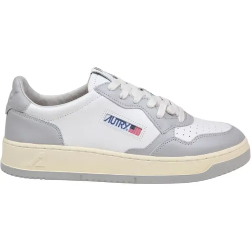 White Leather Sneakers Ss24 , male, Sizes: 9 UK, 10 UK, 11 UK, 6 UK, 7 UK - Autry - Modalova