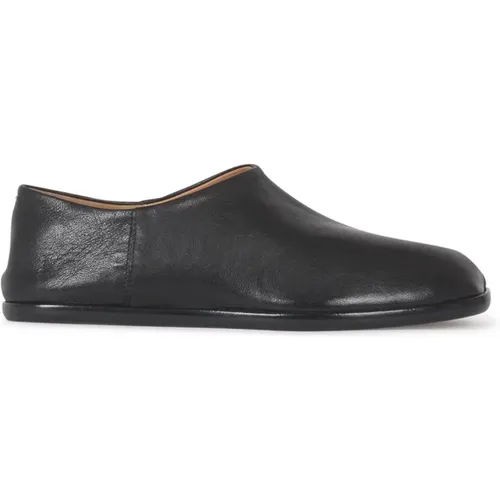 Schwarze Mokassin Flache Schuhe - Maison Margiela - Modalova