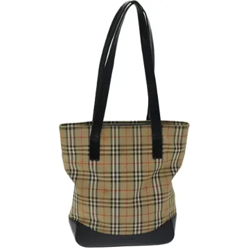 Pre-owned Canvas handbags , female, Sizes: ONE SIZE - Burberry Vintage - Modalova