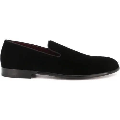 Velvet Loafers Aw22 , male, Sizes: 6 UK, 5 UK - Dolce & Gabbana - Modalova