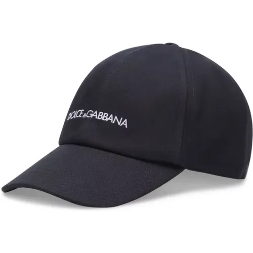 Bestickte Logo-Kappe,Caps - Dolce & Gabbana - Modalova