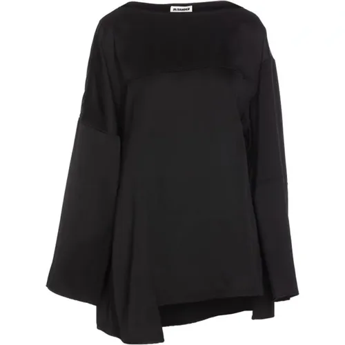 Seidenmischung Asymmetrische Bluse Damen - Jil Sander - Modalova