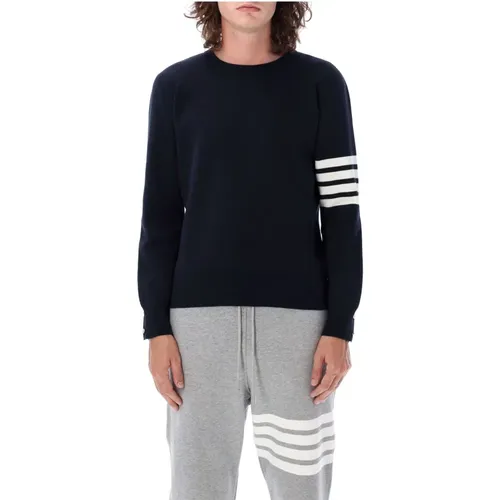 Classic Crew Neck Pullover , male, Sizes: 2XL, XL, L - Thom Browne - Modalova