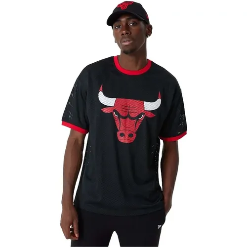 Chicago Bulls T-shirt , Herren, Größe: L - new era - Modalova