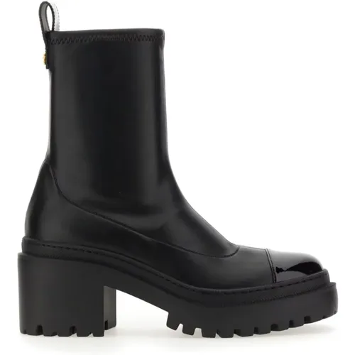 Italienische Bikerstiefel, Polyurethan/Polyester Mix - giuseppe zanotti - Modalova