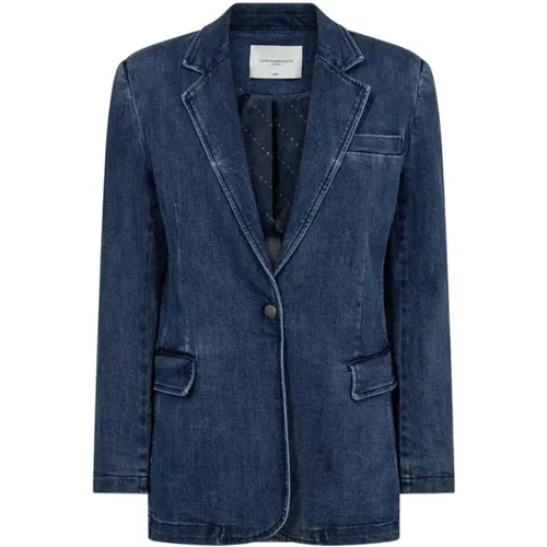 Denim Jean Blazer Stilvolle Jacke , Damen, Größe: S - Copenhagen Muse - Modalova