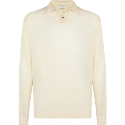 Linen Polo Shirt , male, Sizes: XL - Ballantyne - Modalova