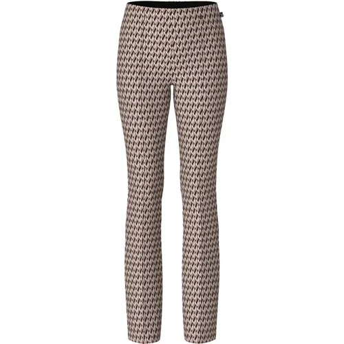 Frederica Jacquard Strick Bootcut Hose , Damen, Größe: M - Marc Cain - Modalova