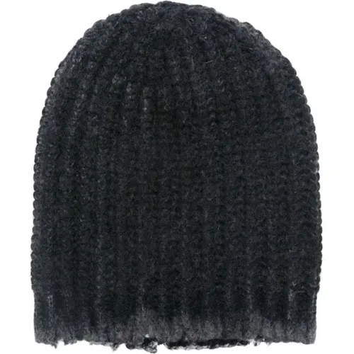 Navy Corn Cob Stitch Hat - Avant Toi - Modalova