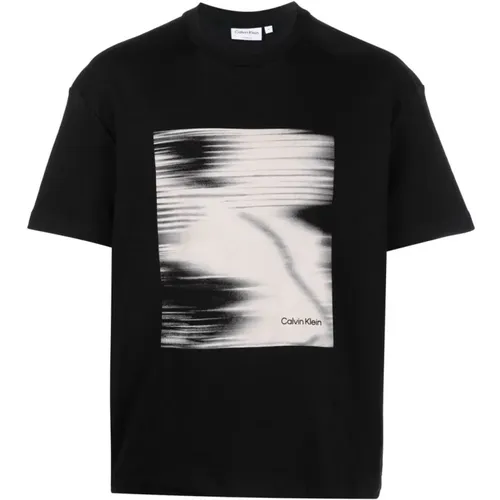 Men`s Graphic Print Tee , male, Sizes: 2XL - Calvin Klein - Modalova