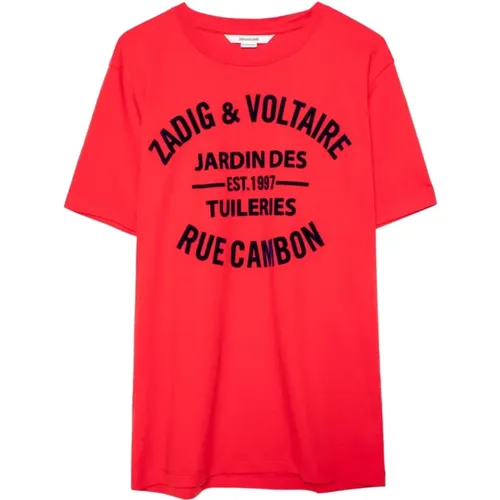 Tommy Blason Herren T-Shirt - Zadig & Voltaire - Modalova