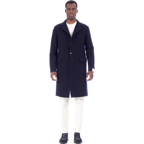 Wool Jersey Coat , male, Sizes: 2XL, XL, M - Eleventy - Modalova