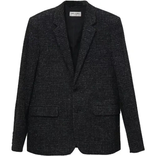 Pre-owned Wool outerwear , male, Sizes: 2XS - Yves Saint Laurent Vintage - Modalova
