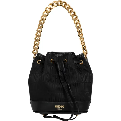Elegante und vielseitige Bucket Bag , Damen, Größe: ONE Size - Moschino - Modalova