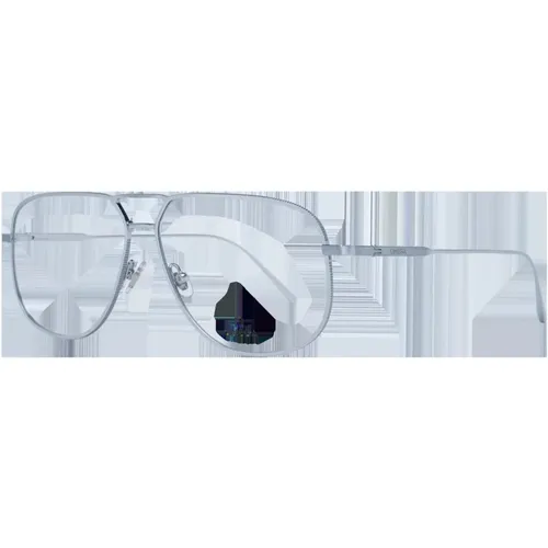 Grey Aviator Titanium Frames , male, Sizes: ONE SIZE - Omega - Modalova