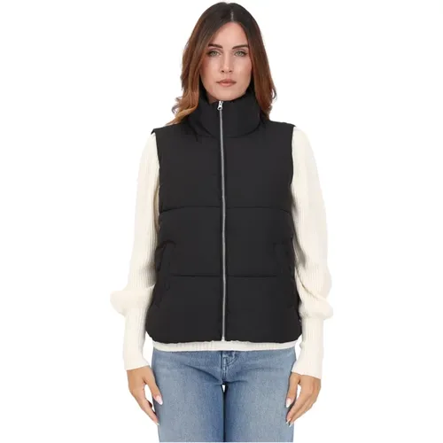 Ärmellose Gesteppte Strickjacke , Damen, Größe: XS - JACQUELINE de YONG - Modalova