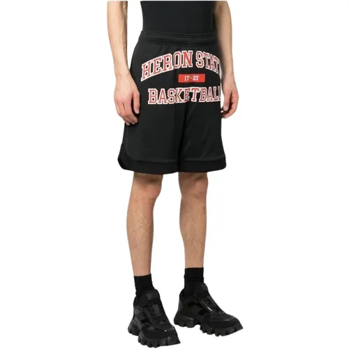 Perforated Basketball Shorts , male, Sizes: L - Heron Preston - Modalova
