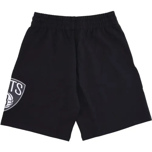 Brooklyn Nets Logo Shorts , male, Sizes: M, S, XL, L, 2XS - new era - Modalova