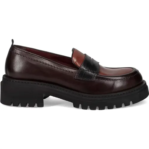 Multicolour Leather Loafers , female, Sizes: 6 UK, 3 UK, 5 UK, 4 1/2 UK, 7 UK, 4 UK, 3 1/2 UK - Calpierre - Modalova