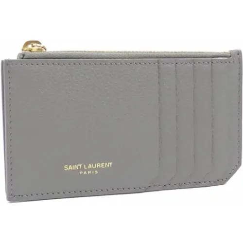 Pre-owned Leather wallets , female, Sizes: ONE SIZE - Yves Saint Laurent Vintage - Modalova