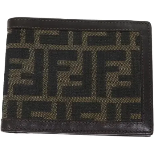 Pre-owned Canvas wallets , female, Sizes: ONE SIZE - Fendi Vintage - Modalova