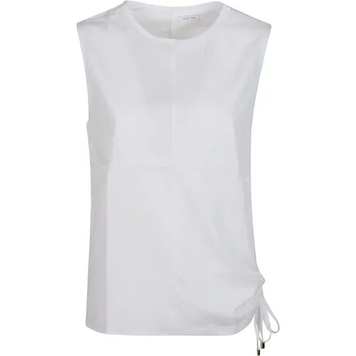 Lässiges Baumwollshirt,Stylisches T-Shirt K103 NERO,Optisches Weißes T-Shirt - PATRIZIA PEPE - Modalova
