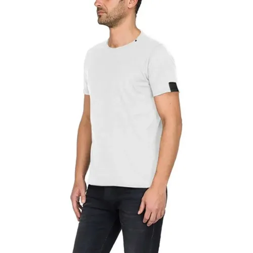 Herren Baumwoll T-Shirt,Herren T-Shirt aus Baumwolle - Replay - Modalova