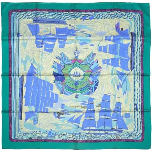 Pre-owned Silk scarves , female, Sizes: ONE SIZE - Hermès Vintage - Modalova