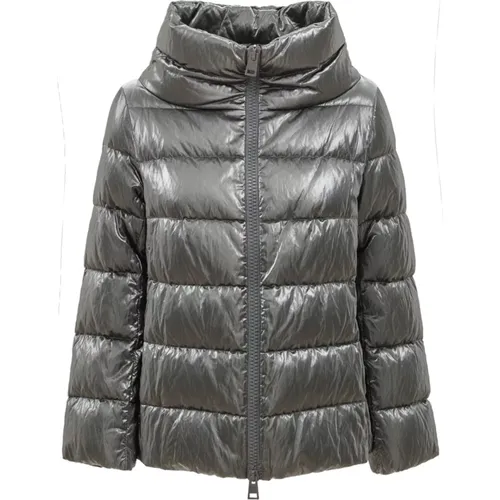 Padded Hooded Jacket , female, Sizes: S - Herno - Modalova