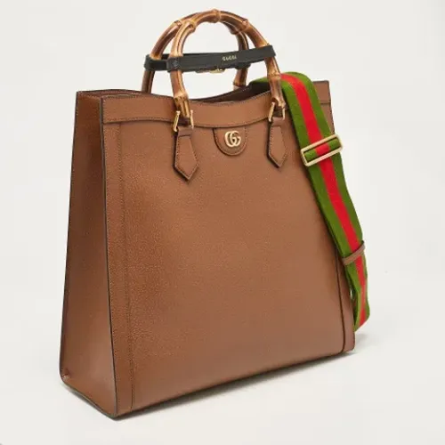 Pre-owned Leather totes , female, Sizes: ONE SIZE - Gucci Vintage - Modalova