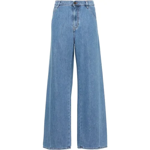 Iris Paperbag Jeans , Damen, Größe: W29 - Darkpark - Modalova