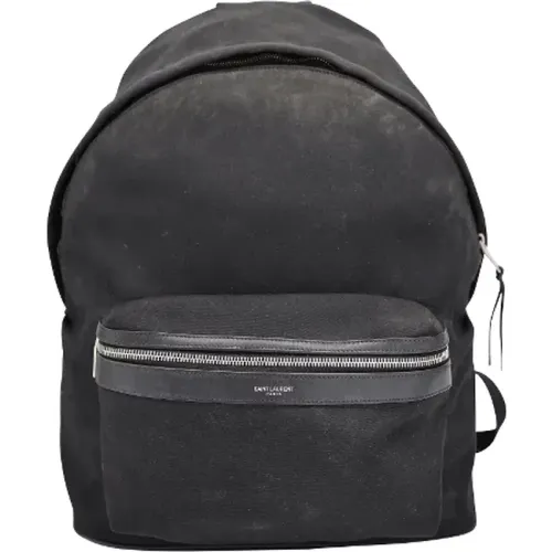 Pre-owned Polyester backpacks , female, Sizes: ONE SIZE - Saint Laurent Vintage - Modalova