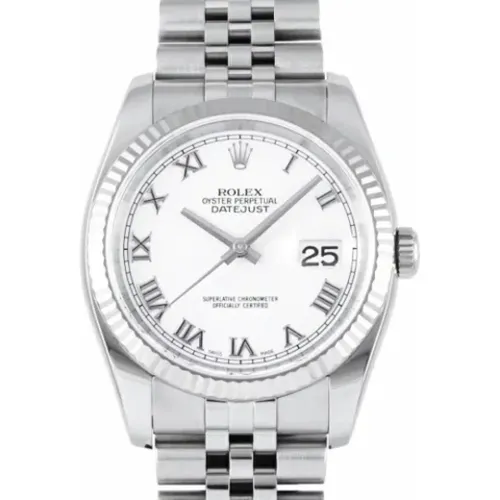 Pre-owned Stainless Steel Rolex Watch , female, Sizes: ONE SIZE - Rolex Vintage - Modalova
