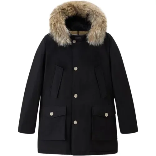 Long Arctic Parka for Men , male, Sizes: L, M - Woolrich - Modalova