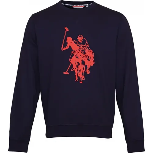 Sportlicher Pullover Sweatshirt , Herren, Größe: L - U.S. Polo Assn. - Modalova