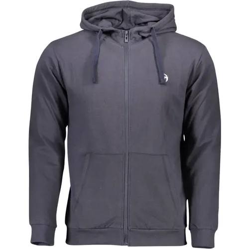 Hooded Zip-Up Cotton Sweater , male, Sizes: S, L, XL, M - Sergio Tacchini - Modalova