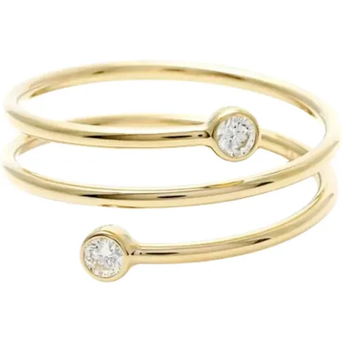 Pre-owned Gold rings , female, Sizes: ONE SIZE - Tiffany & Co. Pre-owned - Modalova