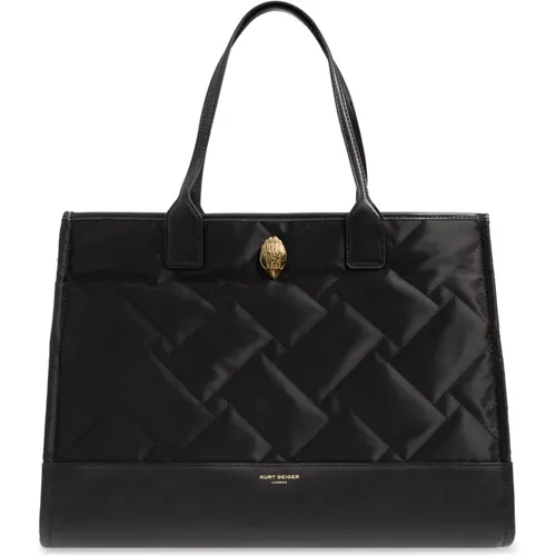 Quilted shopper bag , female, Sizes: ONE SIZE - Kurt Geiger - Modalova