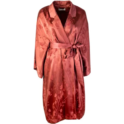 Allover printed robe Trench coat - Lardini - Modalova