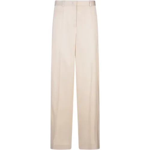 Palazzo Trousers Silk Details , female, Sizes: S, XS - Jil Sander - Modalova