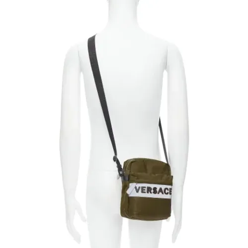 Pre-owned Nylon handbags , female, Sizes: ONE SIZE - Versace Pre-owned - Modalova
