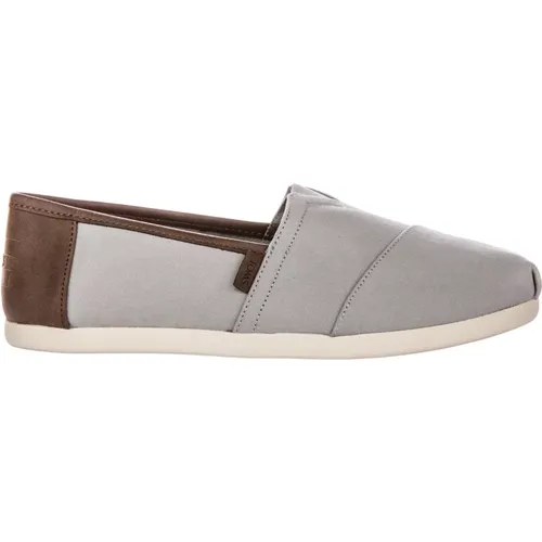 Vegan Grey Espadrilles Men , male, Sizes: 10 1/2 UK, 12 UK, 7 UK, 9 UK, 10 UK, 9 1/2 UK, 8 UK, 11 UK - TOMS - Modalova