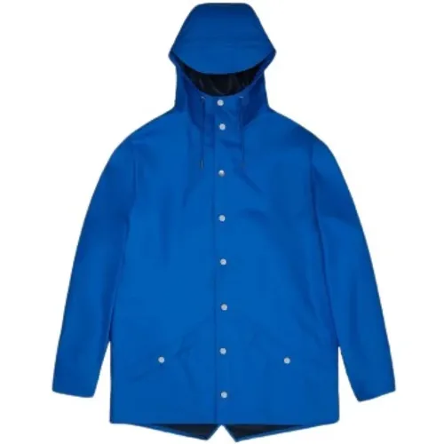Contemporary Unisex Waterproof Jacket , male, Sizes: L, S, XS - Rains - Modalova