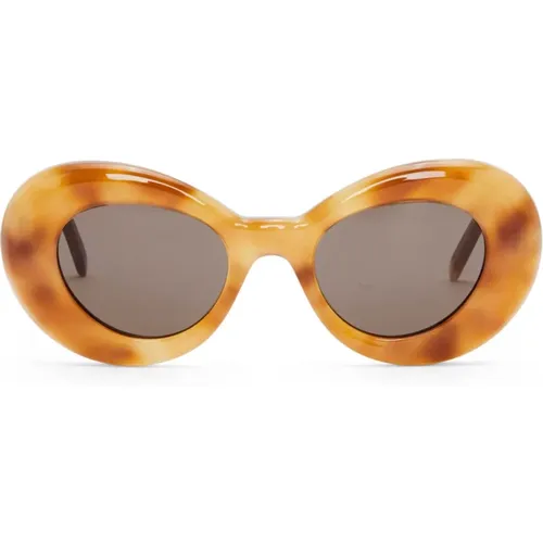 Glamouröse Curvy Sonnenbrille , Damen, Größe: 47 MM - Loewe - Modalova